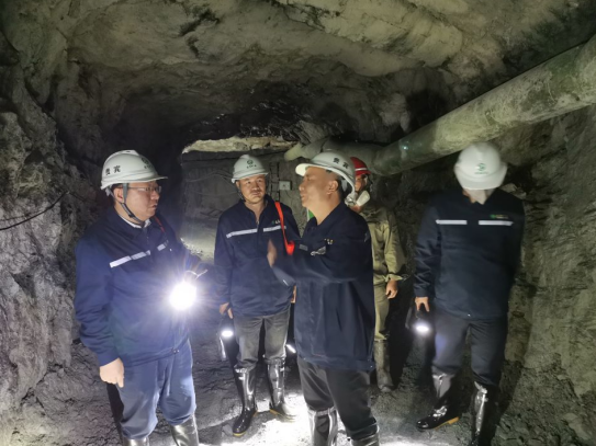 国家矿山安全监察局福建局督导检查组一行 到(中国)有限公司开展矿山安全督导检查工作
